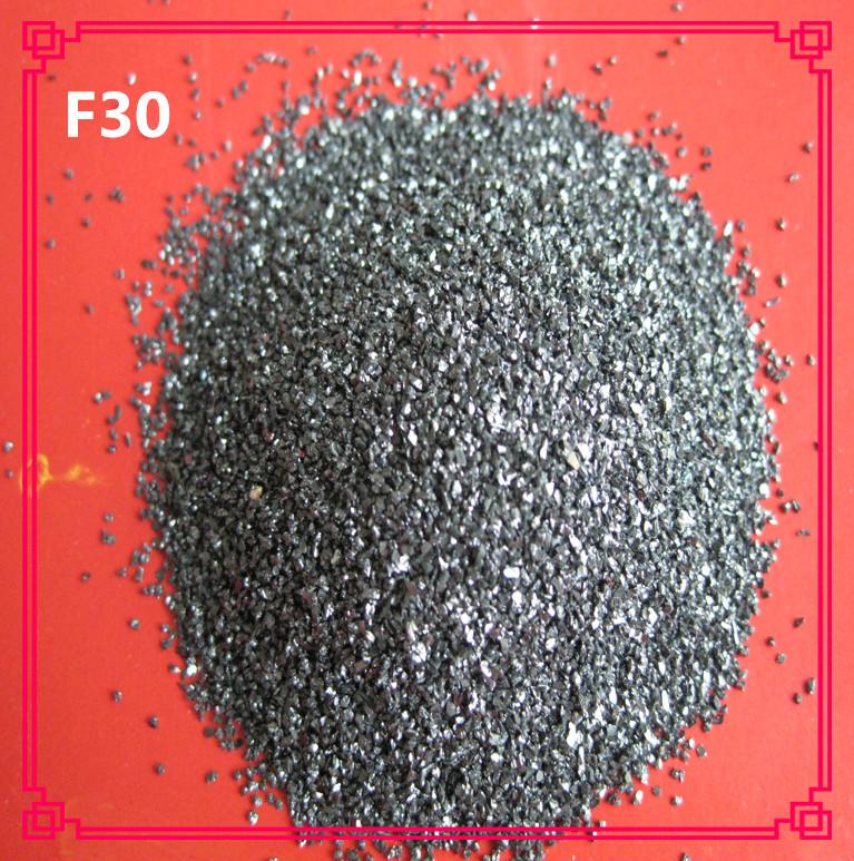 China Supply Black Silicon Carbide Grits 30# Made in Korea