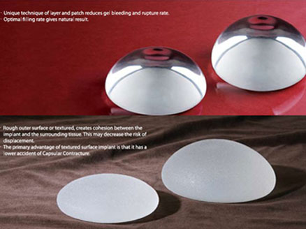 Silicone Gel-Filled Breast Implants(Pd No. : 3003476)  Made in Korea