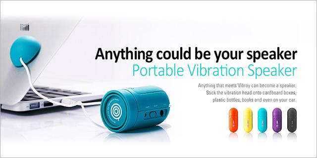 Vibroy – Portable Vibration Speaker Made in Korea