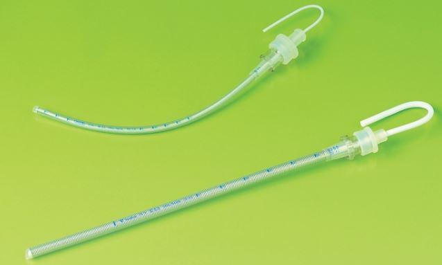 Wire-Reinforced Endotracheal Tubes, Silicone