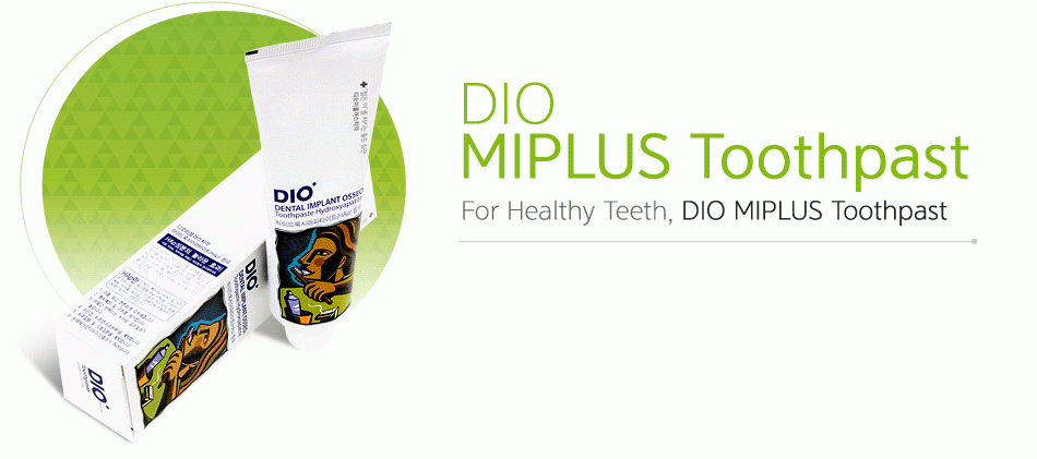 DIO MIPLUS Toothpaste Made in Korea