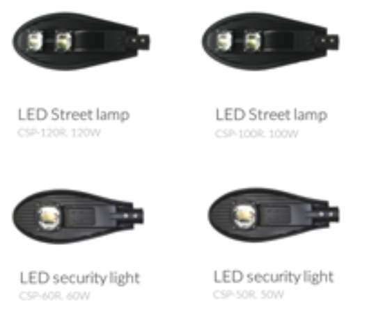 CSP LED  Streetlamp security lights  Made in Korea