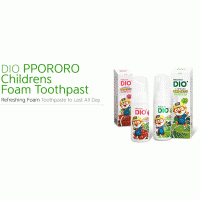 Dio PPORORO Childrens Foam Toothpast