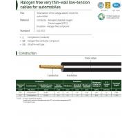 Halogen free thin-wall & low-tension cable for automobiles (CHFUS)  Made in Korea