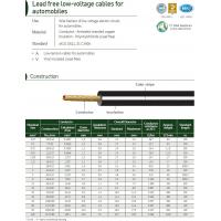 Lead free low-voltage cable for automobiles (AV)