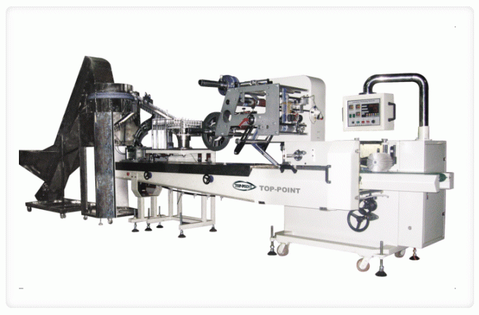 Pollow packing machine with autoloader