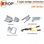 C type aluminum alloy wedge connector Made in Korea