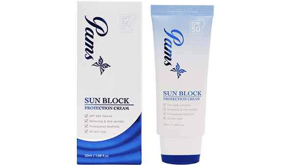 PAMS SUN BLOCK PROTECTION CREAM SPF50+PA+++ Made in Korea