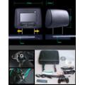 Car Headrest Monitor Dvd Divx Mp4 Usb Sd Player Game  Made in Korea