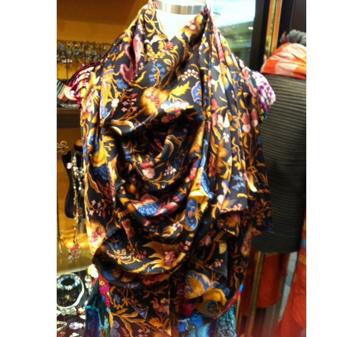 Silk scarf  Made in Korea