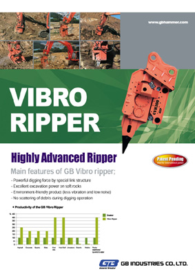 GB Vibro Ripper  Made in Korea