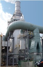 DE-SOX System For 130ton/hr Boiler Flue Gas in HANILHAPSEOM  Made in Korea