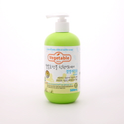 Vegetable Baby dish washing liquid detergent which also serves as a feeding bottle detergent  Made in Korea
