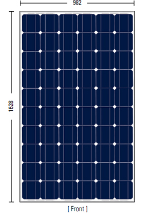 250w Solar Panel  Made in Korea