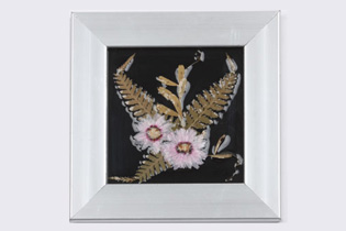 Charcoal Tile Pressed-Flower Frame [HS-031]