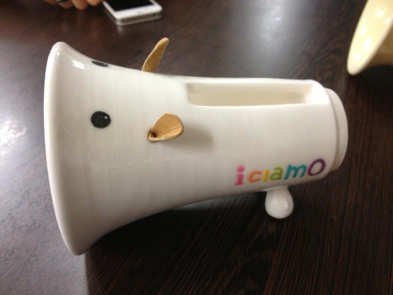 Iclamo ceramic smartphone speaker  Made in Korea