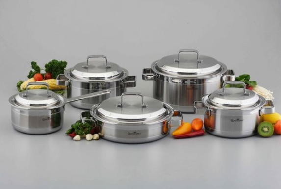 Cookware (3ply 10pcs Set)  Made in Korea