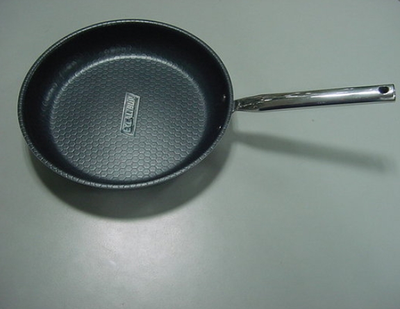 Fry Pan with Non Stick Coating(3ply & Embossed Body)