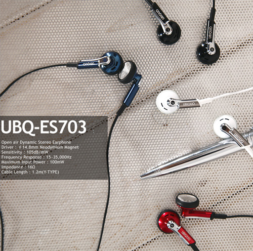 Earphone ES703  Made in Korea