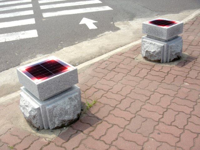 Solar Bollard Stone  Made in Korea