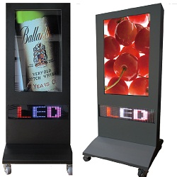 LCD Plus LED Sign  Made in Korea
