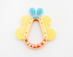 Vegetable Baby Cornstarch Rattles & Teethers Butterfly