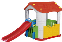 PLAYHOUSE WITH SLIDE  Made in Korea