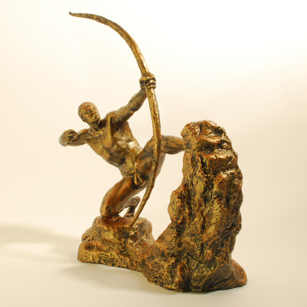 HERACLES THE ARCHER Hand Crafted Mini Statue