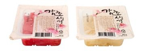 Oisi sweetened ginger (White, Red)  Made in Korea