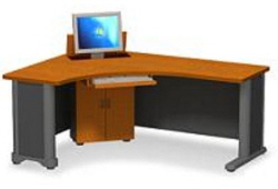 L type Puzzle Monitor Automatic Desk
