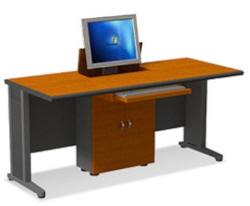 Wave Type Monitor Automatic Desk