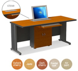 Wave Type Portable Storage and Automatic Desk