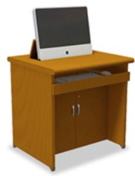 Monitor and CPU Storage and All-in-One Type Automatic Desk