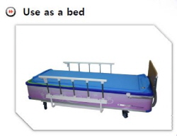 A bed with bathtub  Made in Korea