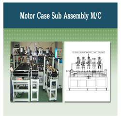 Automobile parts assy line(Motor Case Sub Assembly M/C)