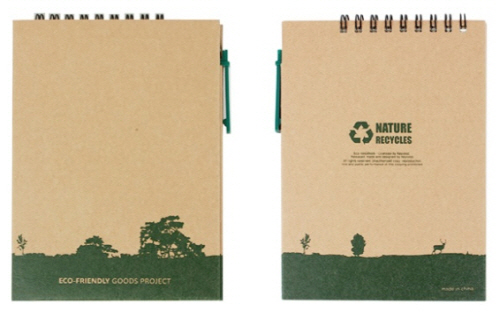 Notebook with pen  Made in Korea