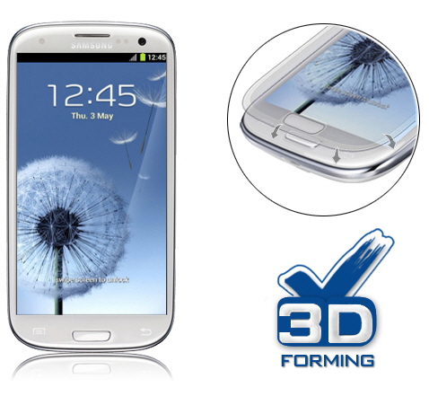 LEON 3D FORMING CRYSTAL SCREEN PROTECTION FILM (FOR GALAXY S3)  Made in Korea