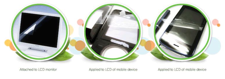Removable LCD protection tape  Made in Korea