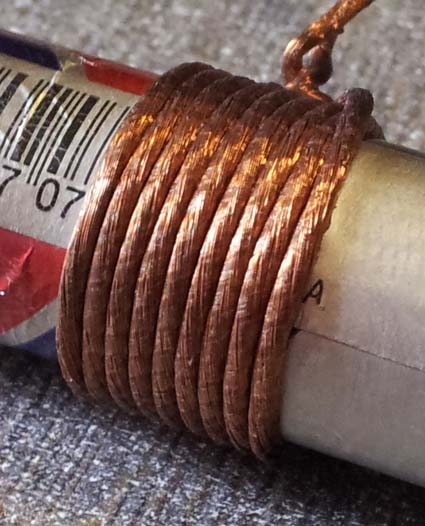 Self-bonding Litz wire : 0.08mm x 105 strands