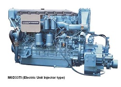 MARINE DIESEL ENGINE (M6D33TI)  Made in Korea