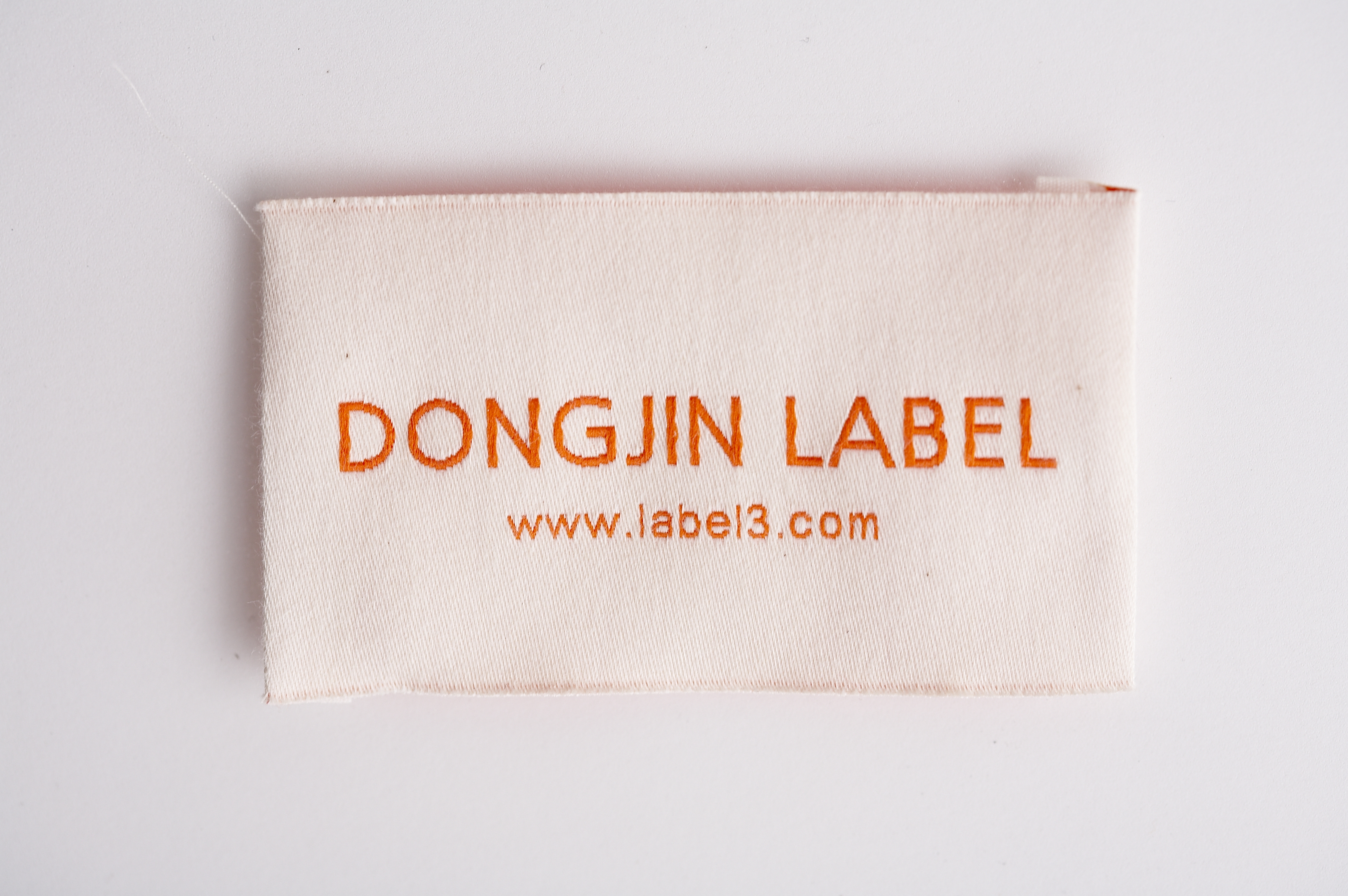organic cotton label  Made in Korea