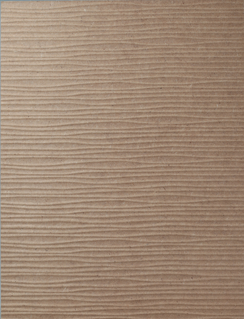 HS Wave and Embo Design Raw MDF panel