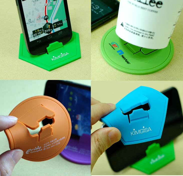 Coaster stand for smartphone