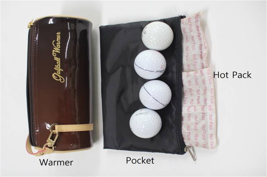 Golfball Warmer  Made in Korea