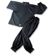 Kungfu black uniform