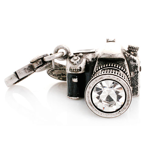 [CharmsHolic] DSLR Camera Charm_Vintage Silver  Made in Korea